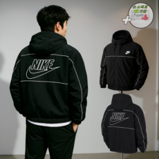 국내매장AS 나이키 바람막이 자켓 후디 클럽 집업 레트로 기본 오버핏 사은품양말