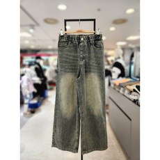 유솔 주니어 동아쇼핑점 "2025년 봄 신상품" UNI 와이드 틴 데님 청바지 ULTJ25S08