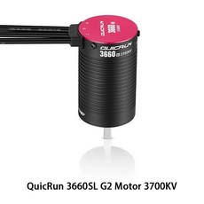 HobbyWing QuicRun 3652/3660 SL G2 브러시리스 방수 모터 1/10 RC 자동차에 적합, 01 3660SL G2 3700KV, 1개