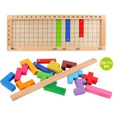 원목자석 테트리스 놀이 수학적 사고 공간 이해 아동 교구 집중력 어린이집 체험, 1개