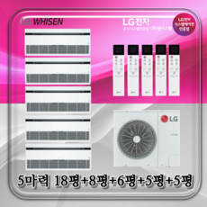 LG전자 휘센 신형 시스템에어컨 천장형 가정용 아파트 5대 설치비 별도 (대구/경북), 거주중(준공2015년 이전), 매립배관형