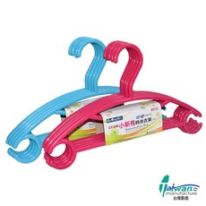 台灣製 小新格止滑衣架5入, 1個