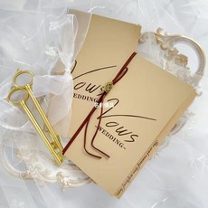 小清新婚禮誓言卡套裝 燙金宣言致辭卡片 主持人手卡 創意婚慶用品 多款主題, 1個, 新款中國紅珍珠一對/兩本,無套餐