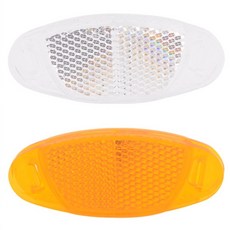 JT 바퀴 반사판 1P 자전거안전등, 황색, 황색, 1개