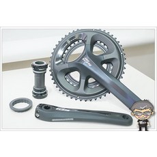 SHIMANO 105 FC-5800 黑色跑車大齒盤 50-34T 一體式 酷榮單車, 1個, 黑色