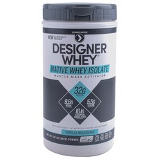 DESIGNER PROTEIN 分離式乳清蛋白粉 香草奶昔, 1個, 842克