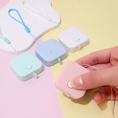 휴대용 거리측정 줄자 수공구 사각 피팅자 kk605 파스텔 디지털줄자, 블루, 1개