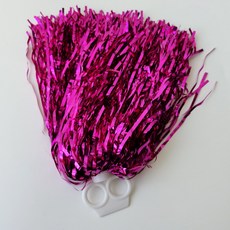 응원수술_고리형_핑크_치어리더_치어리딩_축구장_야구장_응원도구_이벤트_반짝이_금박_손가락, 응원수술_고리형_핑크_1개