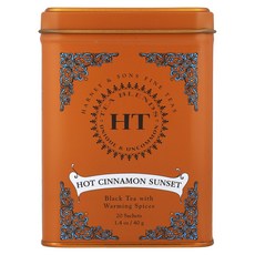 Harney & Sons HT 티 블렌드 핫 시나몬 선셋 티백 20개 40g(1.4oz), HarneySonsHT티블렌드핫시나몬선셋티백20개40g, 1개