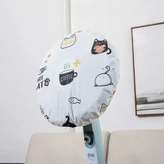 [SB수빈스토어] 선풍기커버 방수 선풍기망 보호커버 선풍기 덮개 선풍기보호망 선풍기헤드커버 선풍기방수커버, 2-선풍기커버-나뭇잎