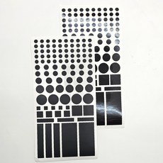 차광 스티커 유리창 암막 블라인드 시트지, 반차광