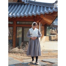 [한복패턴] 여성 철릭원피스&배자세트