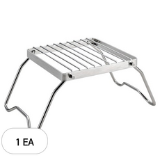 루아즈 캠핑 버너 받침대 쿠커 스탠드 대형, 실버, 1개