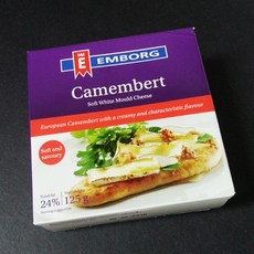 베이킹파티 엠보그 까망베르치즈 125g (아이스박스 별도 구매), 아이스박스구매하지않음