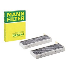 MANN FILTER 冷氣濾網 CUK26014-2 活性碳車用濾芯, 1個