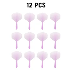JVWB 다트 12pcs 전문 2BA 나선형 소프트 일체형 75% 투명도 및 보드, 1개, 15 Pink 12PCS