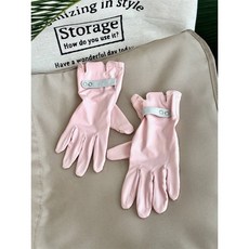 【台灣出貨】 手套 2023春夏新款 U型花邊露二指觸屏彈力冰絲涼感防曬手套 冰絲涼感面料 UPF50 超伸縮, 粉色, 1個