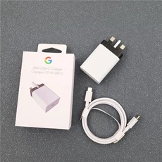 구글 30W PD 고속 충전기 8 7 9 Pro 6A 5A 4XL 4A 호환) EUUSUK 전원 어댑터 USB C to 케이블, 01 UK(With) with cable