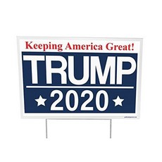 트럼프 대통령을 위한 2020년 야외 마당 사인 - 12x1 Trump For President 2020 Outdoor Yard Sign - 12x18 - Imagine This