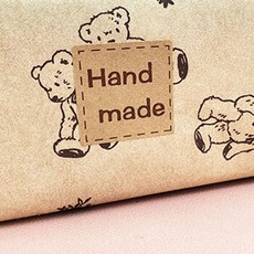 handmade정사각붙임딱지 세련된 음식점스티커 bgy58449dE, 1개, 1개입, 단일