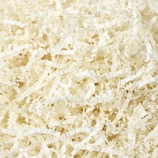 링비츠 주름지 종이 스타핑 주름 쵸핑 선물포장 완충제 500g, 크림화이트, 1개