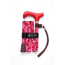 海夫健康 Merry Sticks 悅杖醫療用手杖 繽紛生活Premium系列 5段式 輕巧折疊手杖(心意), 1個