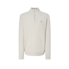 헤지스 HAZZYS 25FW 남성 울 케이블 하프 집업 니트 HZSW5D326I1 607281