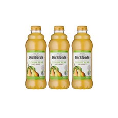 빅포드 클라우디 배 주스 1L 3팩 Bickford's Cloudy Pear Juice 1L, 3개