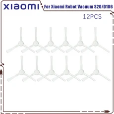 (Xiaomi 로봇 진공 S20 / D106) 부품 메인 롤러 사이드 브러시 필터 천 액세서리에 적합, 03 12PCS
