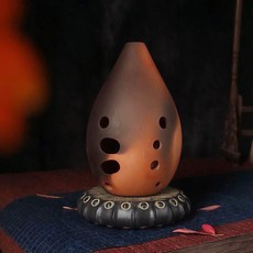 滿口塤陶塤 初學者自學入門 專業演奏考級10孔 十孔 古塤陶勛損隕樂器 好聽 好用, 10孔素面 G調【紫砂】