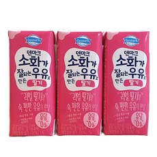 덴마크 소화가 잘되는 우유로 만든 딸기, 190ml, 48개