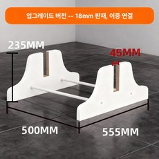 세라믹 스탠드 전시대 견본대 회전 책장형 견본랙 판넬, 1개, 화이트 1.8 슬롯 4.5 4.3cm미만문용