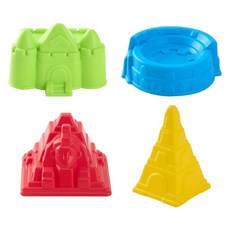 4세남아 집에서 모래놀이용 세계문화유산 찍기틀 4종 어린이집클레이 클레이놀이용, 1세트, 98g, 색상램덤