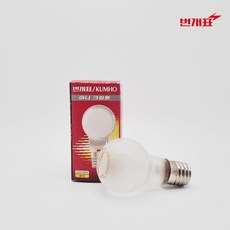 번개표 미니 크립톤 전구 60w E17 백열전구 불투명, 1개