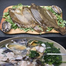 국산 도다리 쑥국 자연산 프리미엄 산지직송, 3개, 1.3kg