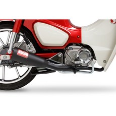 【安全屋】日本 MORIWAKI C125 全段排氣管 MEGAPHONE SUPER CUB C125 JA58, 黑色 (耐熱漆) (請先詢問庫存), 1個