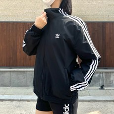 아디다스 WV 트랙탑 여성 바람막이 져지 집업 오리지널 재킷 자켓 상의 블랙