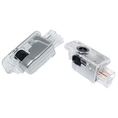 램프 프로젝터 분위기 차량용 고스트 섀도우 웰컴 라이트, 1. For Audi Logo, A. 2PCS