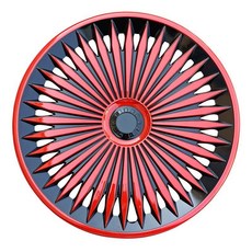 차량용휠커버 13인치 전은 올실버 전실버 튜닝 휠캡 4개세트, 팬텀블랙레드/1개