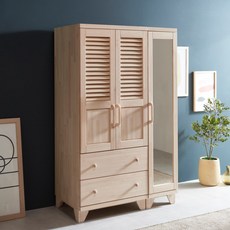 케이컴퍼니 리얼트리 편백나무 원목갤러리 1200장롱세트 / RT-1200CM, 800투서랍장+400옷장