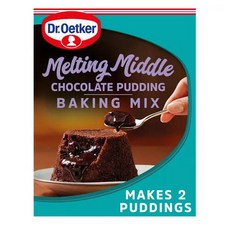 Dr Oetker 닥터 오트커 멜팅 미들 초콜릿 푸딩 베이킹 믹스 140g 4팩, 1개