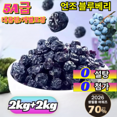 2kg+2kg 건조블루베리100% 건블루베리/말린 건조 건과일 대용량 업소용/A등급, 3박스, 100g
