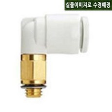[ SMC공압 ] KQ2L06-M6A 10개 ( 밀리사이즈 원터치 피팅 엘보 유니온 / 소물1 )
