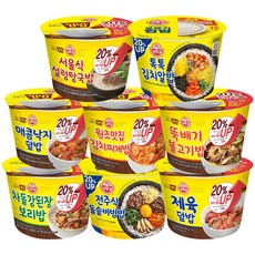 오뚜기 컵밥 8종 세트, 1세트