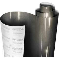 나노 에어 릴리스 기술 신축성 보호 캡 라이너 자가 1피트 x 5피트가 포함된 VViViD+ 울트라 글로스 캔디 메탈릭 그레이 비닐 카 랩 프리미엄 페인트 교체 필름 롤, 1.5ft x 5ft