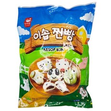 세미원이솝찐빵 1kg 캐릭터찐빵 동물모양 호빵, 1