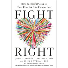 (영문도서) Fight Right: How Successful Couples Turn Conflict Into Connection Hardcover, Harmony, English, 9780593579657
