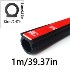 자동차 도어 씰 스트립 자동 고무 실란트 D 유형 절연 방진 방음 창 날씨, [01] Big 1m, 1개