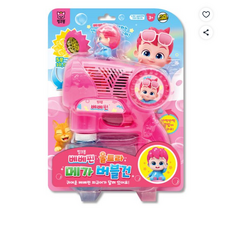 핑크퐁 베베핀 메가 버블건(색상선택), 1개, 핑크