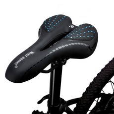 쿠션 안장 자전거 커버 보호 충격흡수 MTB 로드 하이브리드 패드 의자 방수 에어 와이드 광폭 교체 용품 액세서리 라이딩 운동, C 그린